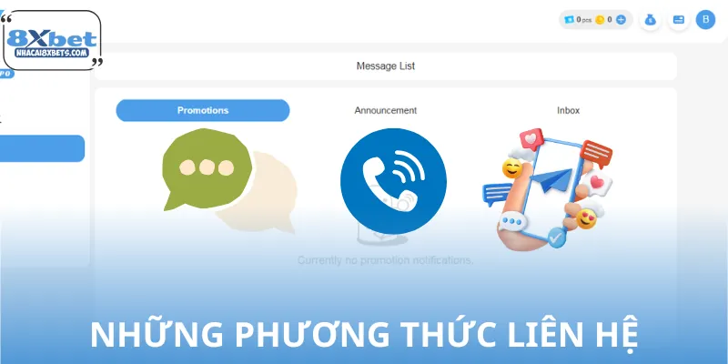 Cách Liên Hệ 8XBET 24/7 | Giải Quyết Vấn Đề Chỉ Trong 1S 2 Các phương thức liên hệ 8XBET ngay lập tức